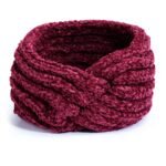Vogue Hair Accessories Soft Knot Woollen Knitted Warm Head Band Head Wrap Hairband Ear Warmer Hair Accessories for Winters