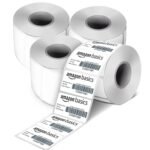 Amazon Basics 70gsm Thermal Label Printer Paper – 2″ x 1″ (50 x 25 mm)| Ideal for Barcode, Product, Inventory, Price, and Transparency Labels – 1000 Labels per Roll (Pack of 4)