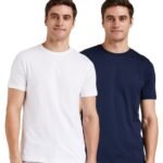 Amazon Brand – Symbol Men’s Solid Cotton T Shirt | Round Neck | Half Sleeve | Plain-Regular Fit (Available in Plus Sizes)