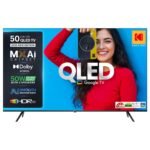 Kodak 126 cm (50 inches) Matrix 2025 Edition Ultra HD (4K) QLED Android Google TV 50ST5015 (Black)