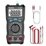 Themisto TH-M100 AC/DC Current, True RMS Digital Multimeter | 6000 Counts | Auto Range |10A | Black