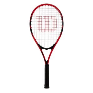 Wilson WRT30400U3 Federer Team Graphite Tennis Racquet, Senior 4 3/8-inch (Orange/Black/White)