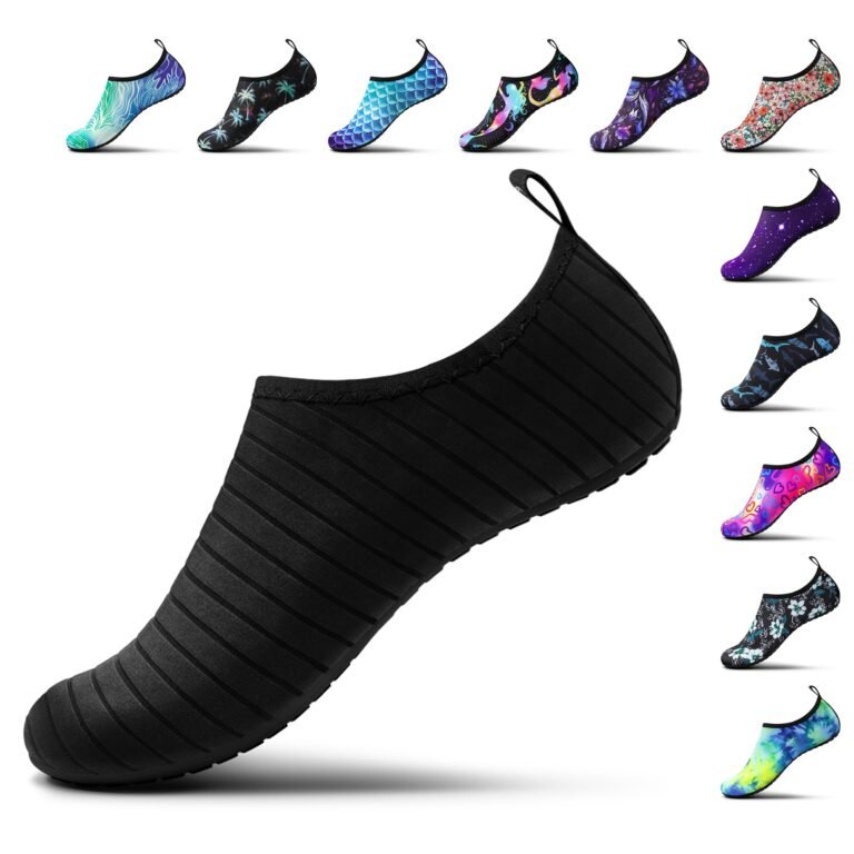 SIMARI Womens and Mens Water Shoes Quick-Dry Aqua Socks Barefoot for Outdoor Beach Swim Surf Yoga Exercise SWS001