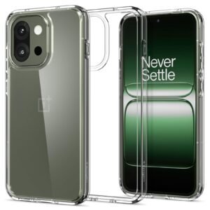 Spigen Ultra Hybrid | OnePlus 13s Case [Transparent] [Air Cushion Protection] OnePlus 13s Back Cover | TPU+PC – Crystal Clear