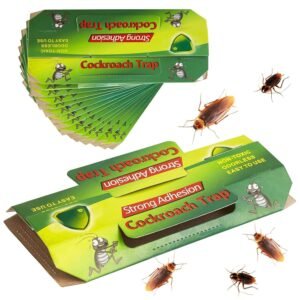Cockroach Trap |Eco-Friendly, Non-Toxic| Pesticide Free Sticky Glue Traps for Effective Cockroach Control |Best use for Kitchen, Room, Home Pack of 5
