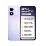 Redmi Note 17 5G (Starlight Purple, 6GB RAM, 128GB ROM) | 8000mAh Battery + 45W Fast Charging | 6.99″ TrueColour AMOLED | Snapdragon 4 Gen 4 | 50MP Dual AI Camera | Corning® Gorilla® Glass 7i | IP65