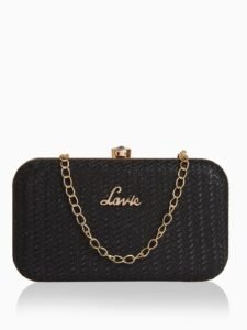 Lavie Women’s Sparkle Framed Clutch | Ladies Purse Handbag