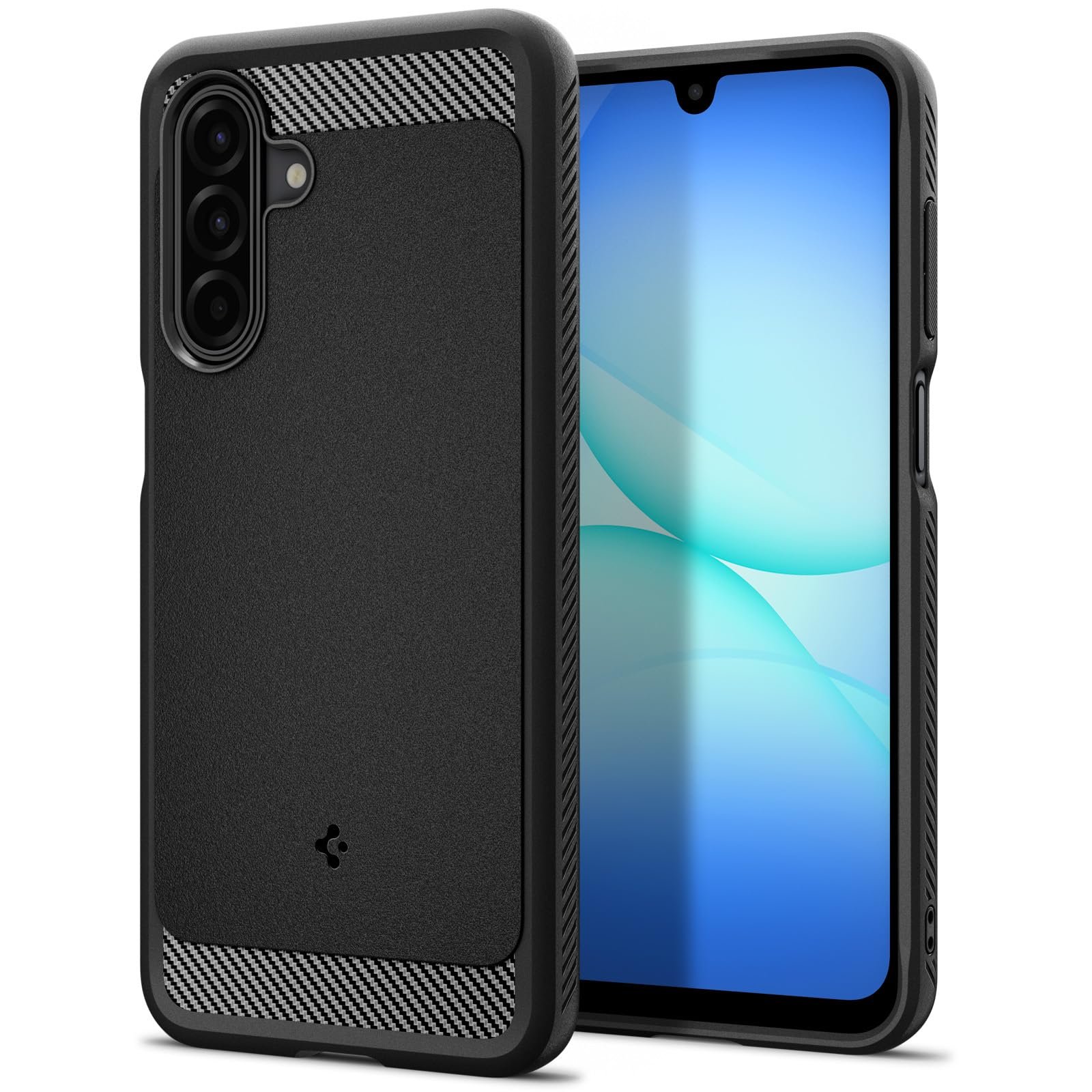 Spigen Rugged Armor Case for Samsung Galaxy A18/A17/M17/F17, Matte Black