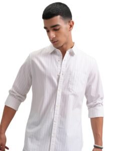 Highlander Cotton Men Shirt, Regular Fit