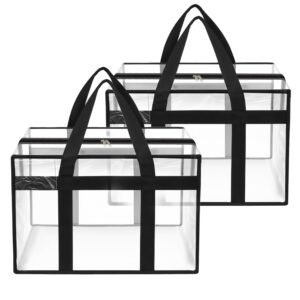 Storite 2 Pack 70 L Moisture Proof Transparent Underbed Storage Bag
