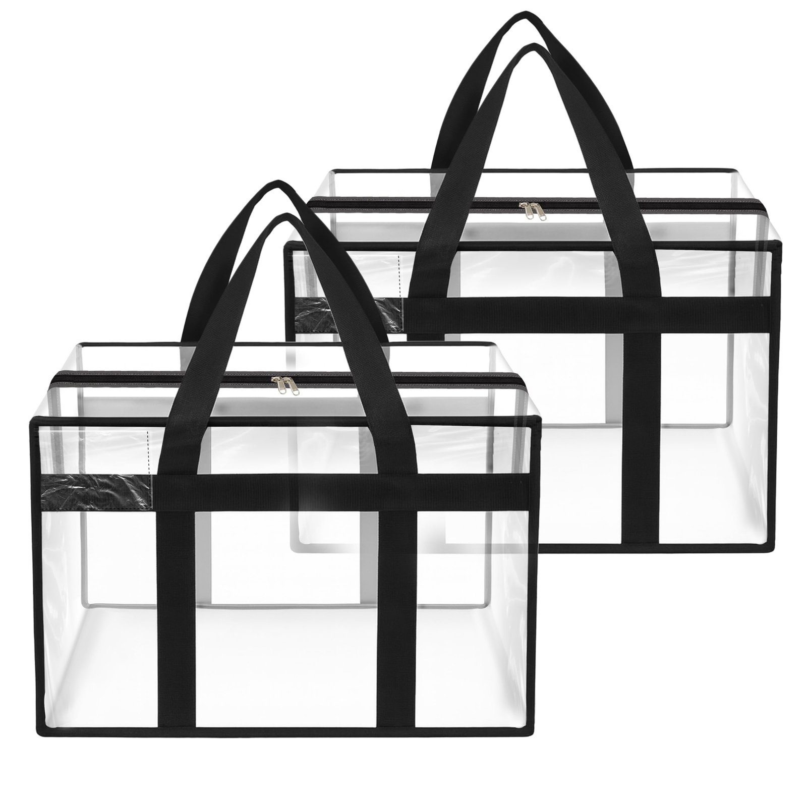Storite 2 Pack 70 L Moisture Proof Transparent Underbed Storage Bag