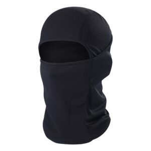 Army Green Face Mask Balaclava, HikeValley Adjustable Motorcycle Windproof UV Protection Breathable Unisex Hoods (Black)