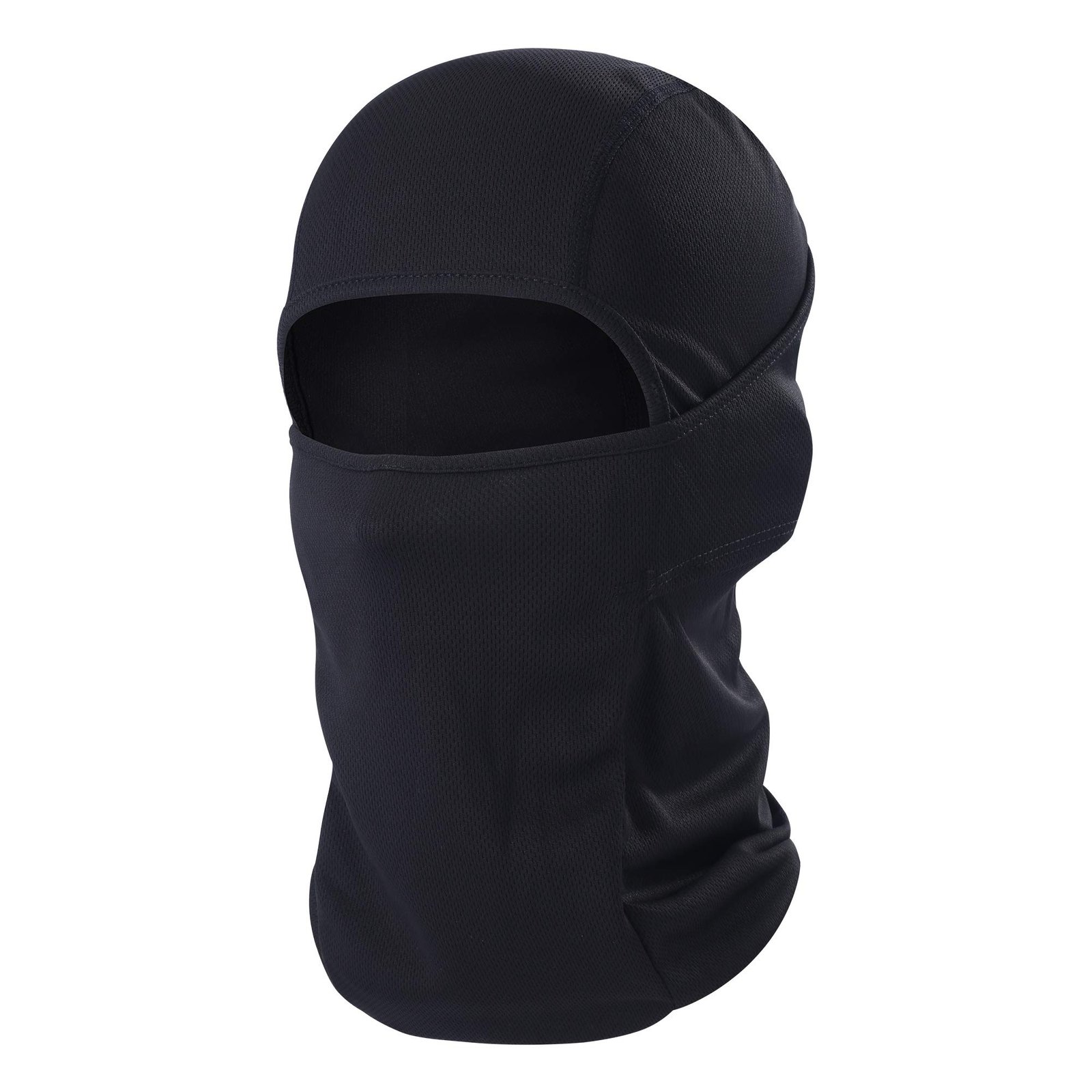 Army Green Face Mask Balaclava, HikeValley Adjustable Motorcycle Windproof UV Protection Breathable Unisex Hoods (Black)