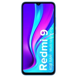 Redmi 9 (Sky Blue, 4GB RAM, 64GB Storage)| 2.3GHz Mediatek Helio G35 Octa core Processor