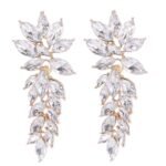YouBella Fashion Jewellery Earings Drop and Dangler Ear rings Crystal Earrings for Girls and Women