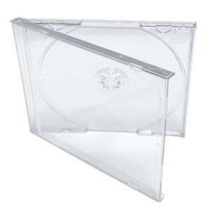 Standard Clear CD Jewel Case – Premium, 10 Pack