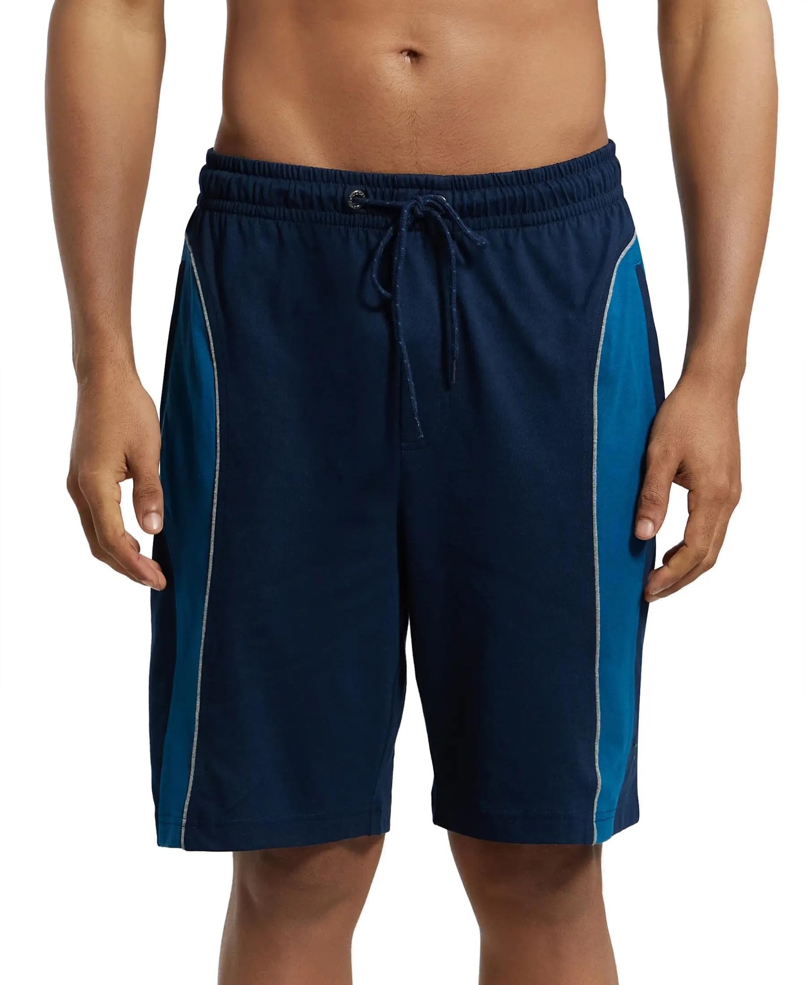 Jockey 9411 Men’s Super Combed Cotton Rich Straight Fit Solid Shorts with Side Pockets
