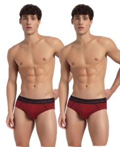 Jockey US14 Men’s Super Combed Cotton Solid Brief with Ultrasoft Waistband (Pack of 2)