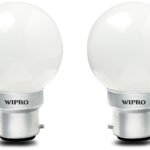 wipro 0.5W LED Cool Day Light Lamp, Pack of 2, (N10001)