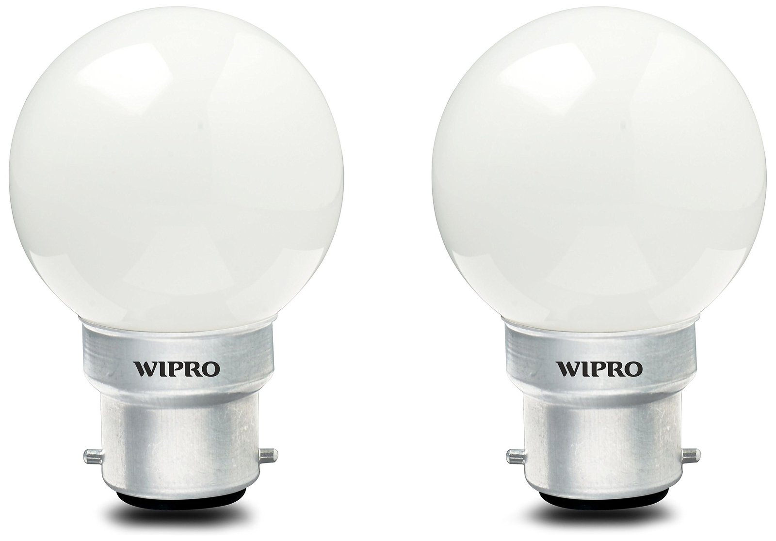 wipro 0.5W LED Cool Day Light Lamp, Pack of 2, (N10001)