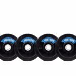 WATSON gym rubber plates,10kg (2.5×4) Rubber Dumbbell Plate, 25mm for Home, Professional Exercise, Gym Weight Plates, home gym equipments for men