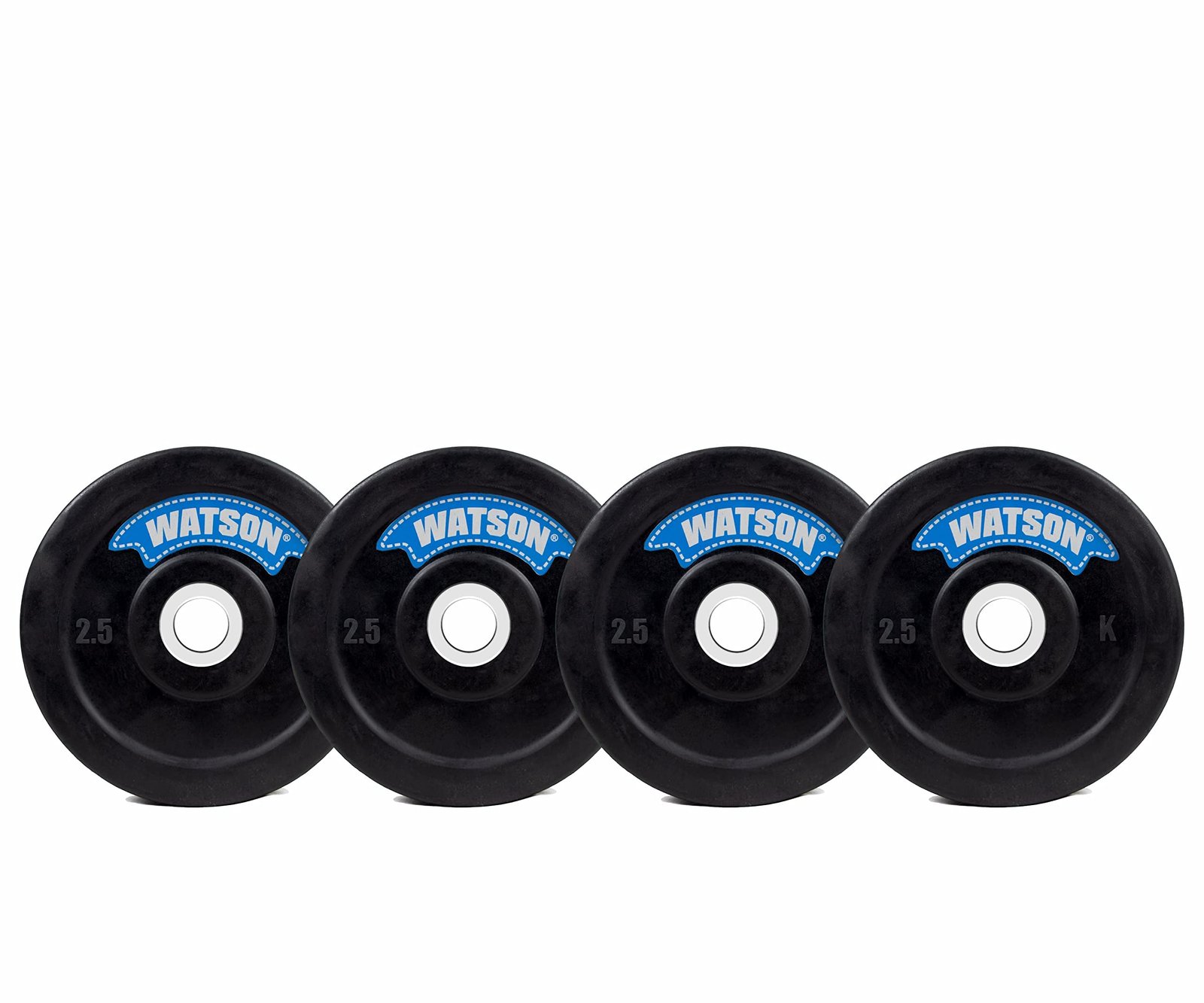 WATSON gym rubber plates,10kg (2.5×4) Rubber Dumbbell Plate, 25mm for Home, Professional Exercise, Gym Weight Plates, home gym equipments for men