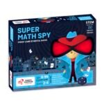 Chalk and Chuckles Super Math Spy Board Game for Kids Age 8-12, Educational Brain Games for Kids 10+ Years, Gift for Boys, Girls 9, 10, 11 Years, STEM Toys