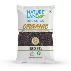 Natureland Organics Black Rice 500 Gm – Organic Rice