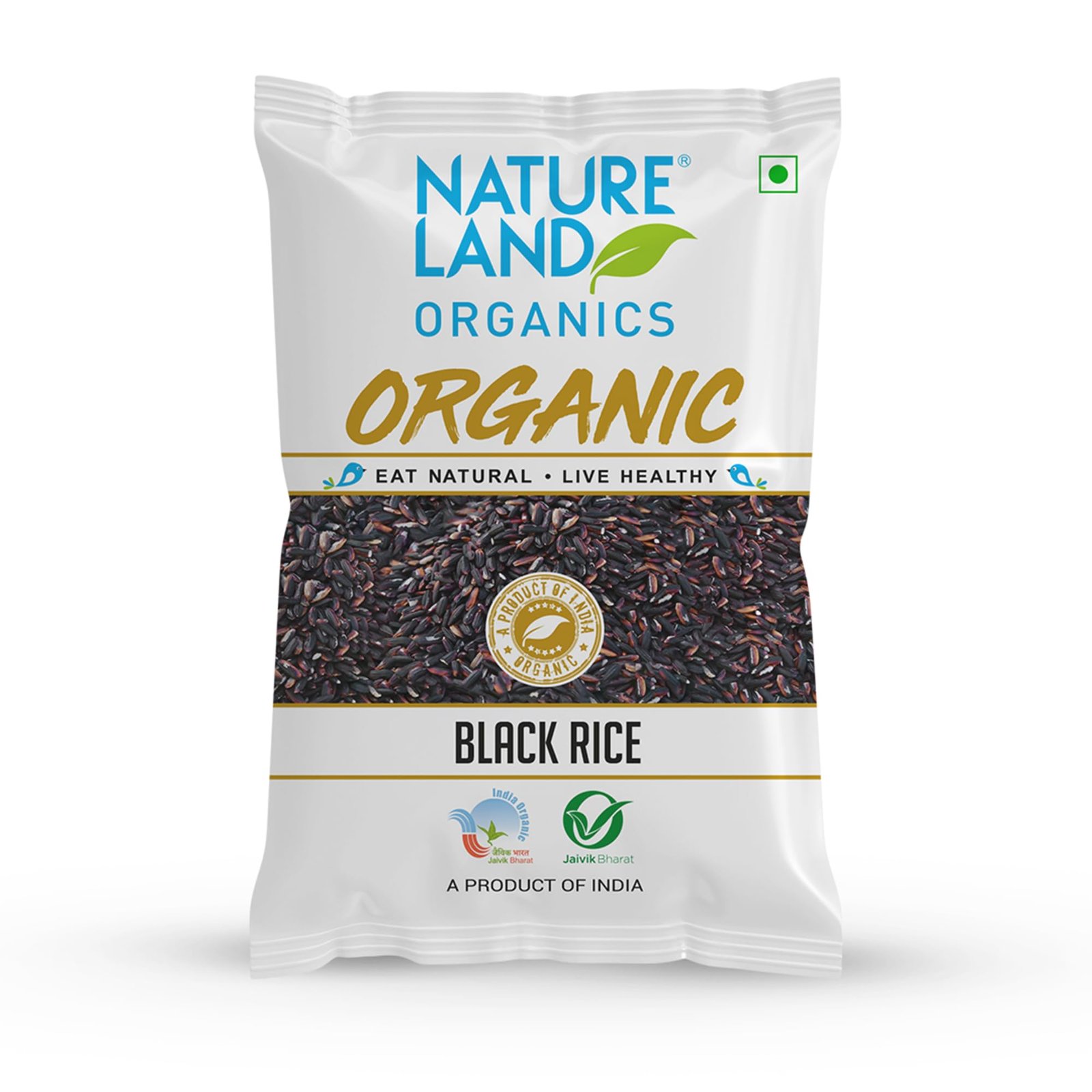 Natureland Organics Black Rice 500 Gm – Organic Rice