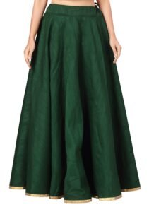 Studio Shringaar Women’s Polyester Maxi Skirt