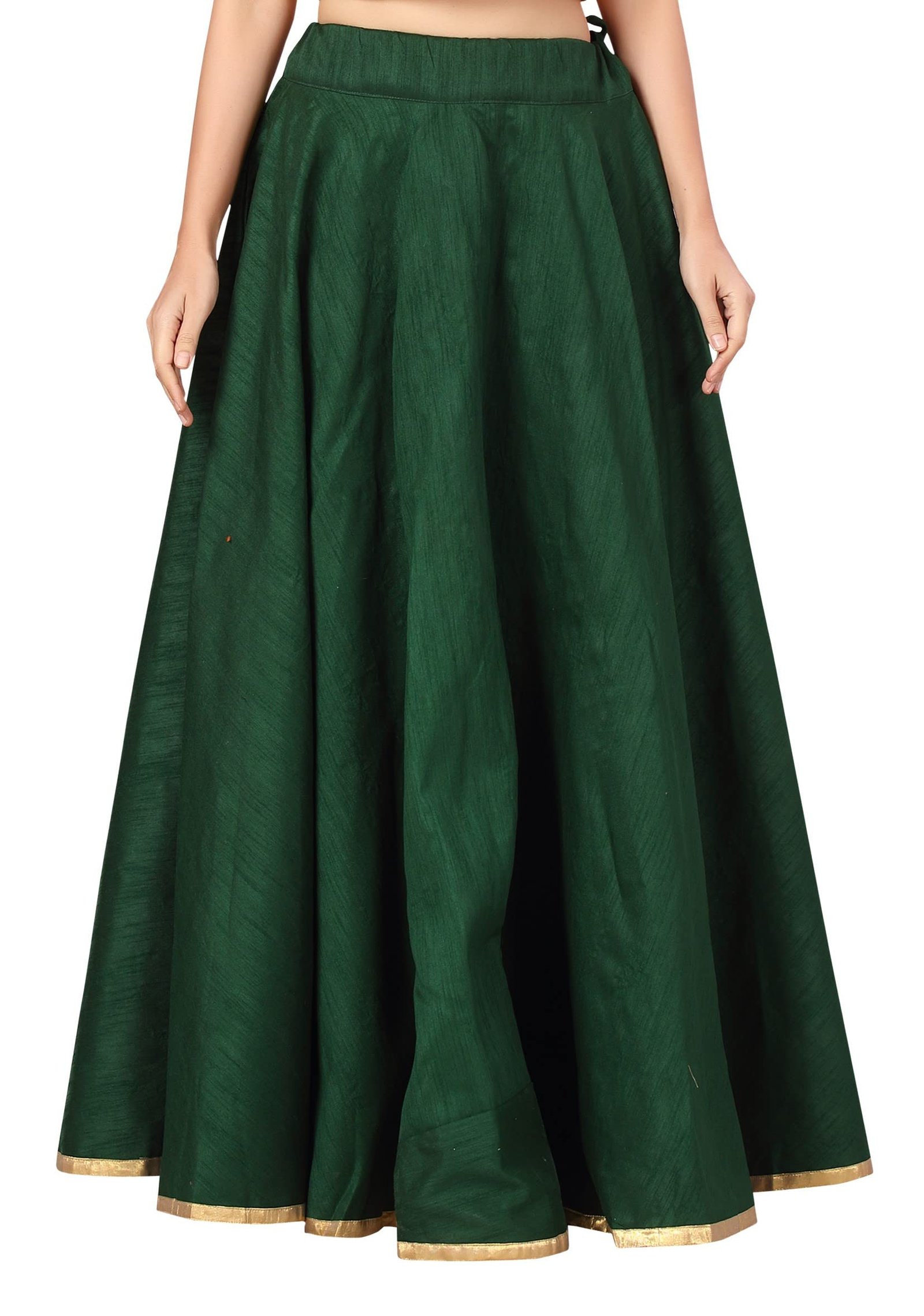 Studio Shringaar Women’s Polyester Maxi Skirt