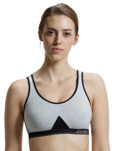 Jockey 1376 Active Bra | Wirefree | Non Padded | Full Coverage Slip-On with Wider Straps | Super Combed Cotton Elastane Fabric