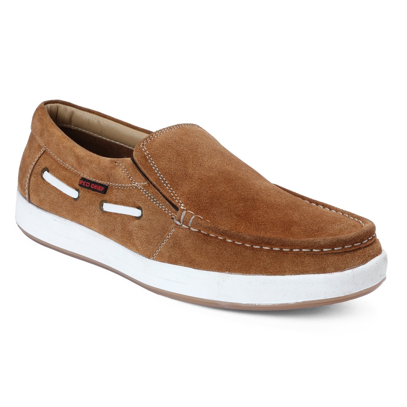 Red Chief Genuine Leather Casual Boat Shoes for Men | Stylish & Comfortable Slip-On Shoes| RC3472