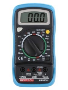 MEXTECH Battery Powered Mas830l 3 Digit, 1999 Counts, 600 Ac/dc Voltage Digital Multimeter