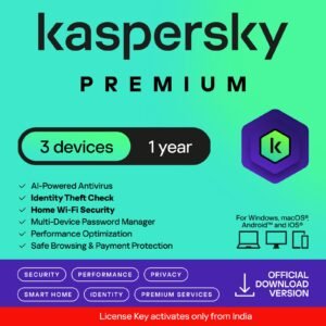 Kaspersky | Premium – Total Security (Ultimate Security) | 3 Devices | 1 Year | Email Delivery in 1 Hour – No CD