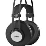 AKG K72 Closed Back Studio Over Ear Wired Headphones, Black, Pack of 1