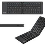 Acer MiniFold Foldable Bluetooth Keyboard, Ultra Portable 66-Key Wireless Keyboard, Bluetooth 5.0, Rechargeable Battery, Type-C Charging, 150mAh Battery, for Windows, Android, iOS, Tablets & Laptops