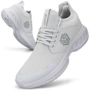 Giniros Trainers Men’s Running Shoes Sports Shoes Trainers Running Tennis Shoes Leisure Road Running Shoes Fashion Lightweight Breathable Walking Shoes Outdoor Fitness Jogging Shoes