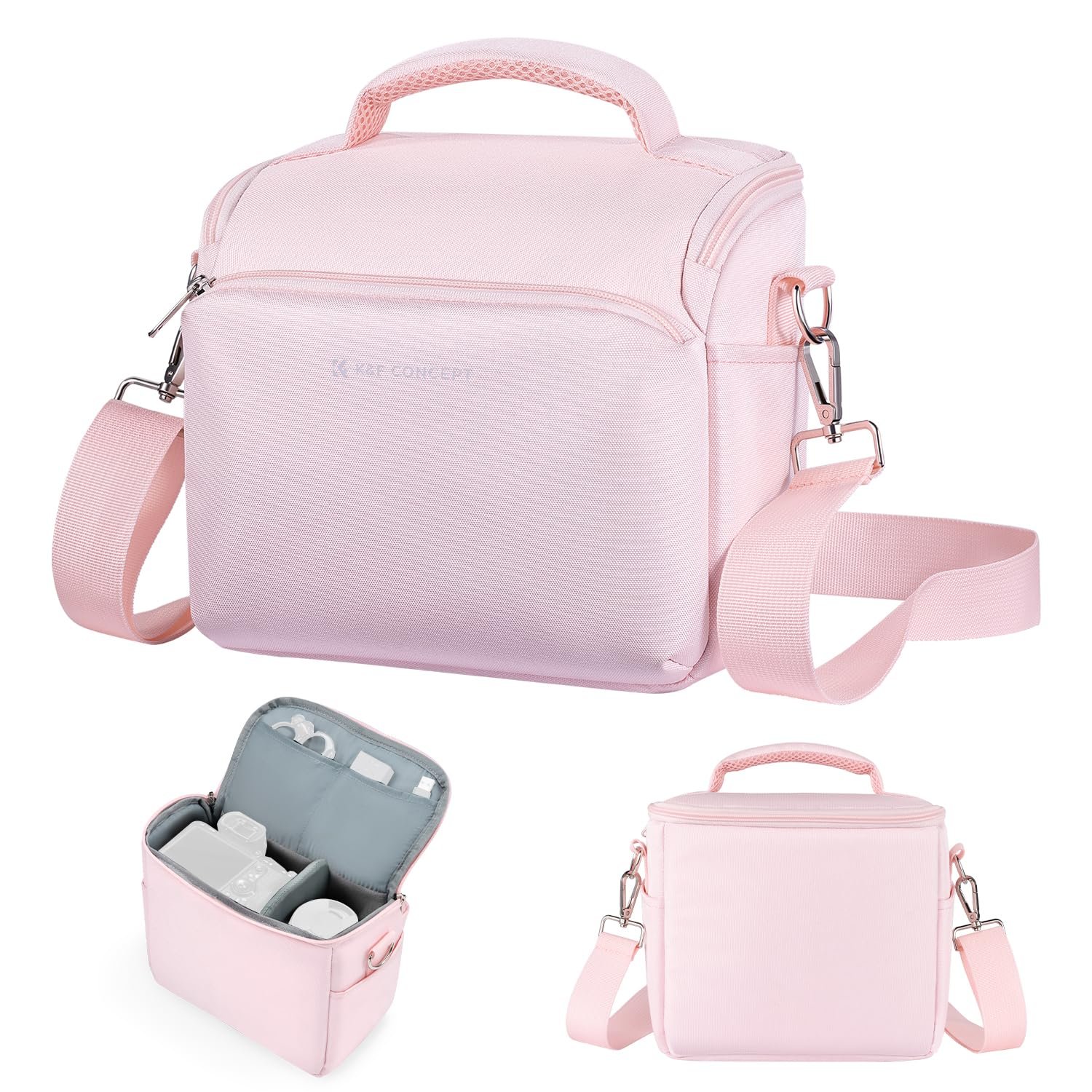 K&F Concept Camera Sling Bag Small Crossbody Camera Case DSLR/SLR/Cute Compact Shoulder Photography Bags for Photographers