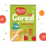 Slurrp Farm No Added Sugar Instant Moong Dal Khichdi for Little Ones | No Salt, No Milk | Healthy Cereals for Kids with Real Vegetables | Great for Travel | Easy to digest, 200g