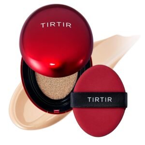 TIRTIR Mask Fit Red Cushion Foundation, Full Coverage, Skin Fit, Satin Glow Finish, Korean Cushion Foundation