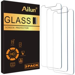Ailun Glass Screen Protector Compatible for iPhone 12/iPhone 12 Pro 2020 6.1 Inch 3 Pack Case Friendly Tempered Glass