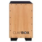 Clapbox Cajon CB11 -Black, Oak (H:50 W:30 L:30) – 3 Internal Snares