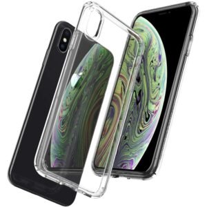 Spigen Ultra Hybrid Back Cover Case for iPhone Xs/X, Clear Transparent, Durable Hybrid Structure – Polycarbonate + TPU | Crystal Clear