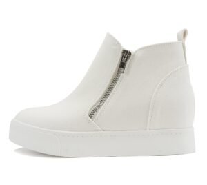 Soda Womens Taylor Nubuck Hight Top Slip On Fashion Sneakers