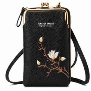 INOVERA (LABEL) Faux Leather Sling Bag for Women – Small Cross-Body Bags for Mobile, Cell Phone, Cash & Card – Girls Hand Purse Pouch