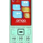 amaq Q1 4g Touch Screen Keypad Mobile|Volte- sim Supports|Dual SIM|2.8 inch Screen|3500 mAh Battery|Supports Whatsapp|Facebook|Instagram|You Tube|Video Calling|Super Touch|Black. (Green)