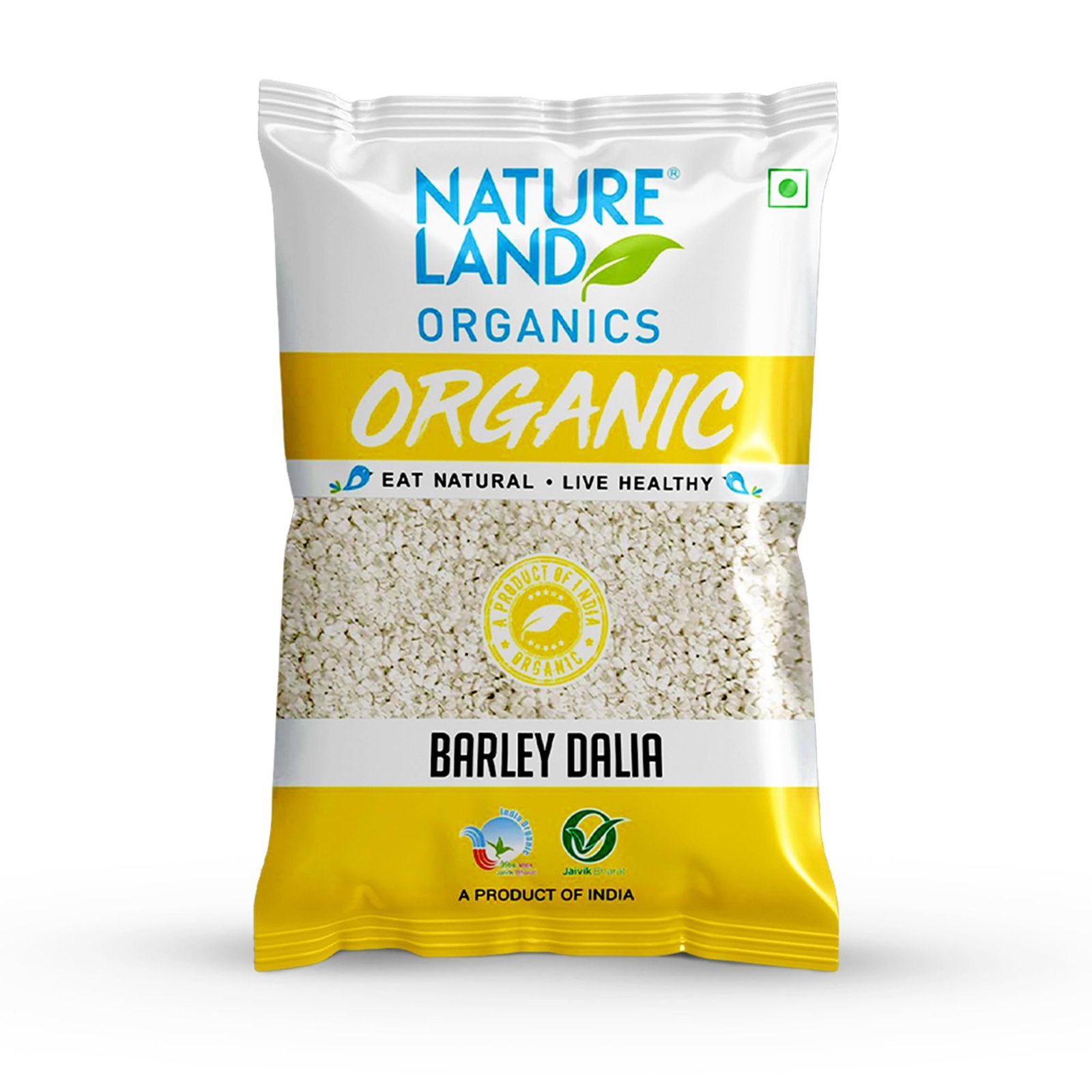 Natureland Organics Barley Dalia 500 Gm – Organic Dalia