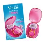 Gillette Venus Snap Hair Remover| Women Body Razor| Pack of 1 | Compact case|Soap gel bar with avocado