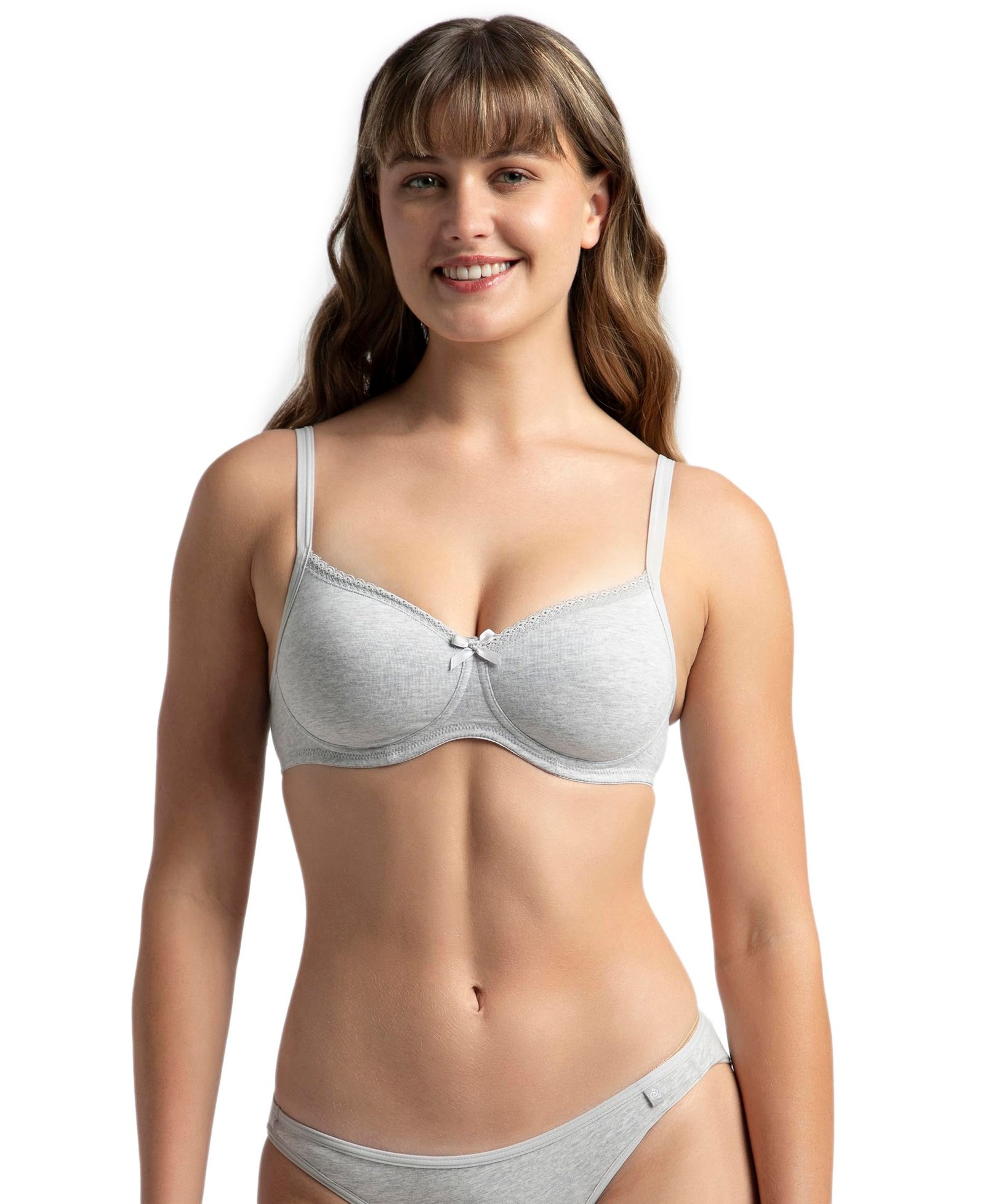 Jockey 1723 Women Wirefree Padded Super Combed Cotton Elastane T-Shirt Bra